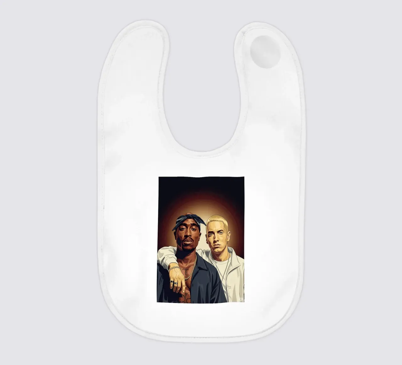 Tupac Shakur and Eminem bavaglino da Lembayung art