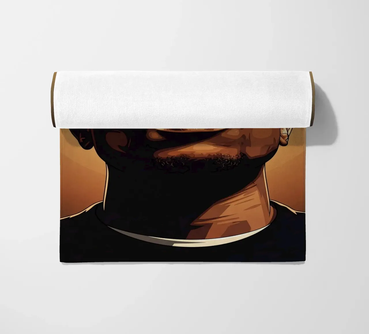 Tupac Shakur portrait telo mare da Lembayung art