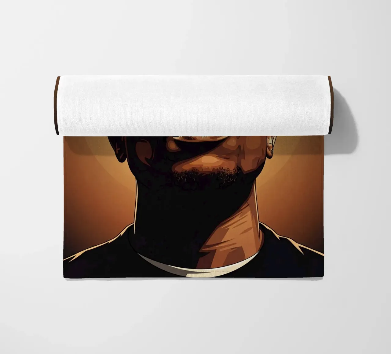Tupac Shakur portrait telo mare da Lembayung art