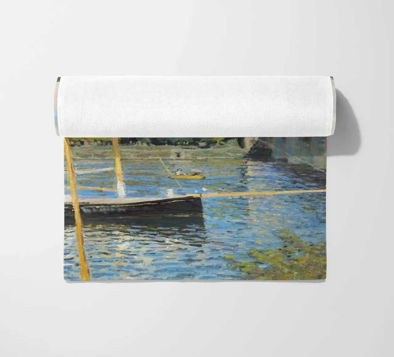 Il ponte di Argenteuil (1874) di Claude Monet i telo mare da Monet Art Prints