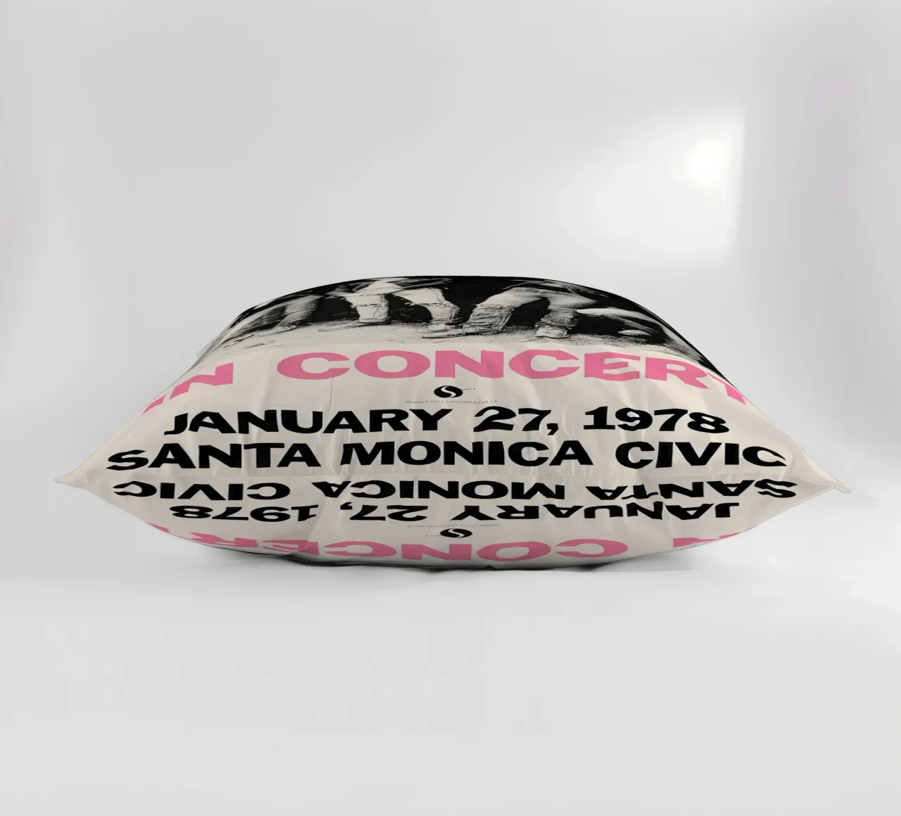 The Ramones Rocket to Russia Sire Records 1978 decorative cushion by DGUnder