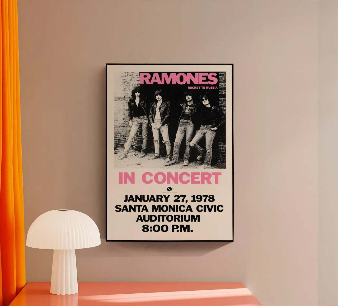 The Ramones Rocket to Russia Sire Records 1978 acrylic glass by DGUnder