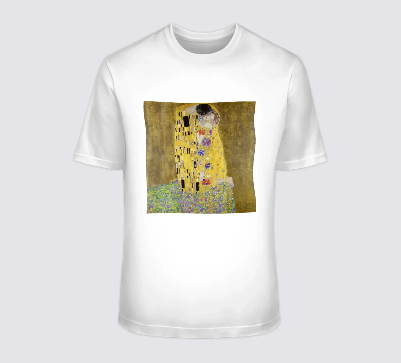 The Kiss (1907-1908) by Gustav Klimt t-shirt by Gustav Klimt ART Prints