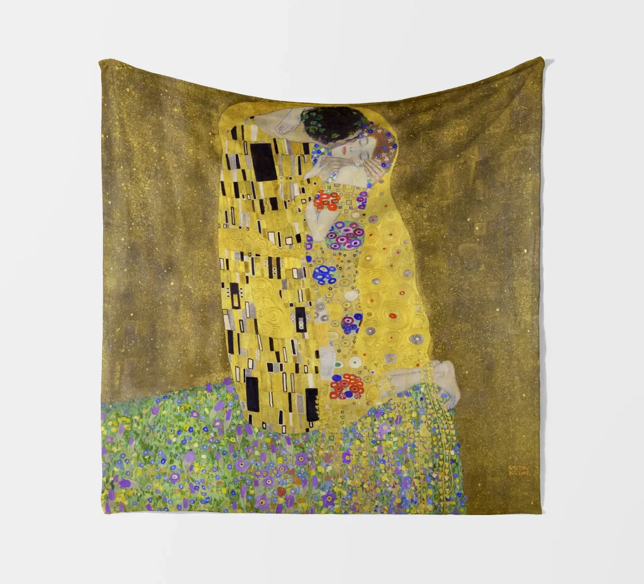 Il bacio (1907-1908) di Gustav Klimt coperta in pile da Gustav Klimt ART Prints