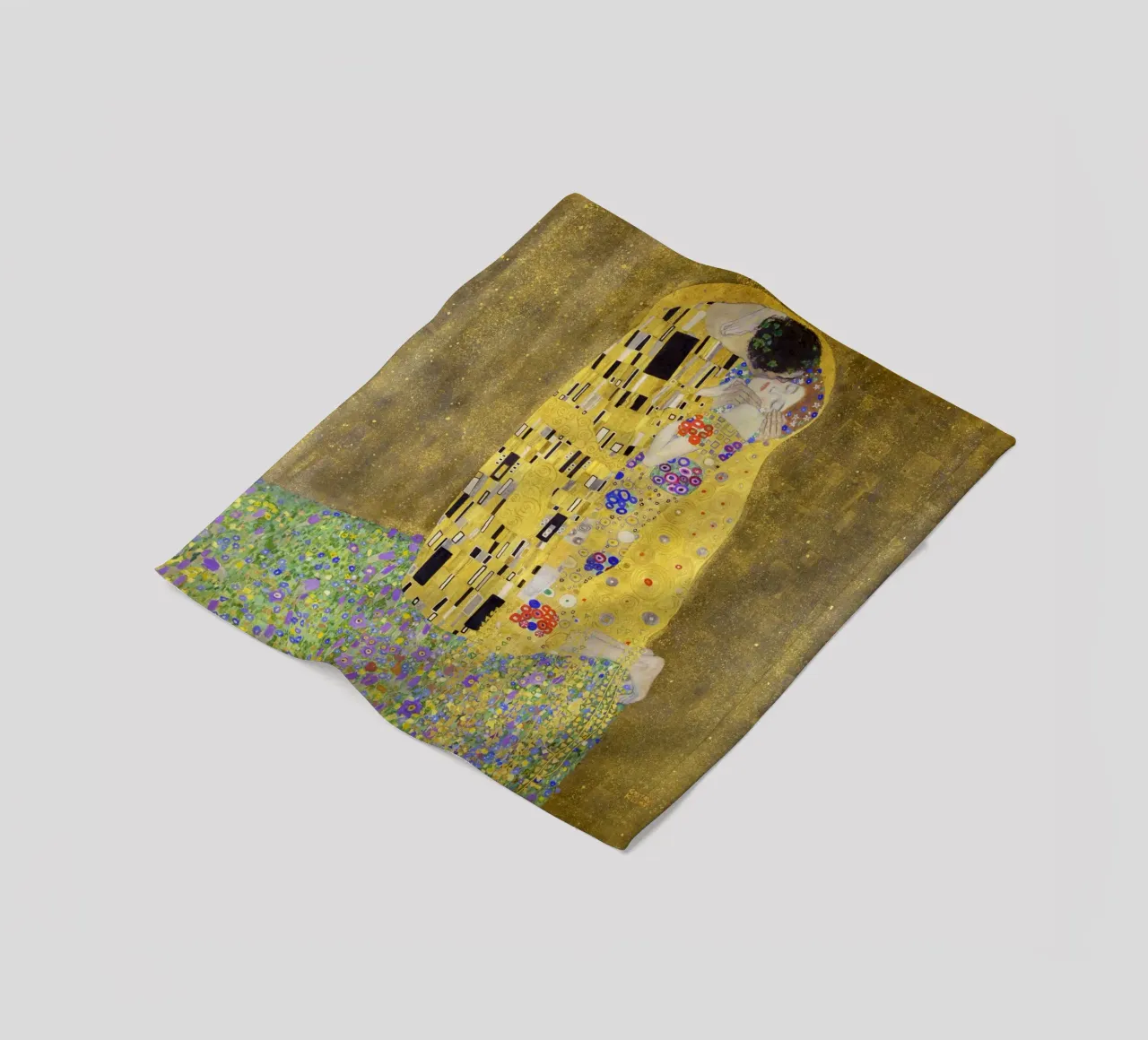 Il bacio (1907-1908) di Gustav Klimt coperta in pile da Gustav Klimt ART Prints