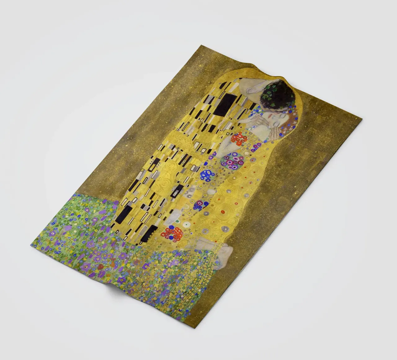 Il bacio (1907-1908) di Gustav Klimt coperta in pile da Gustav Klimt ART Prints