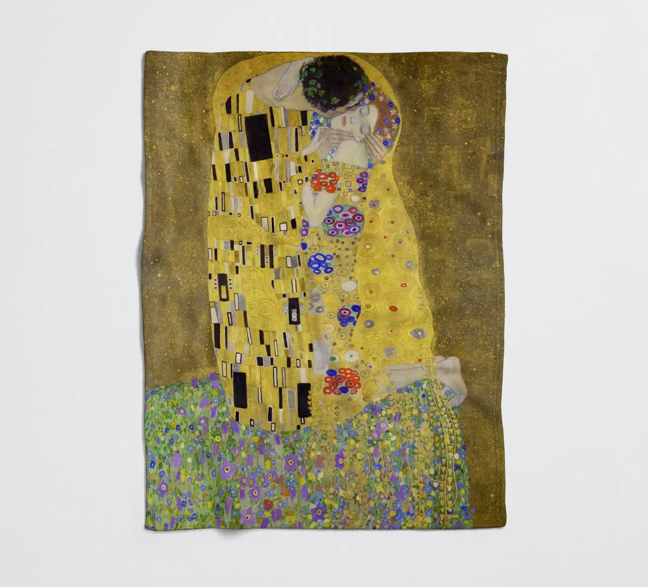 Il bacio (1907-1908) di Gustav Klimt coperta in pile da Gustav Klimt ART Prints