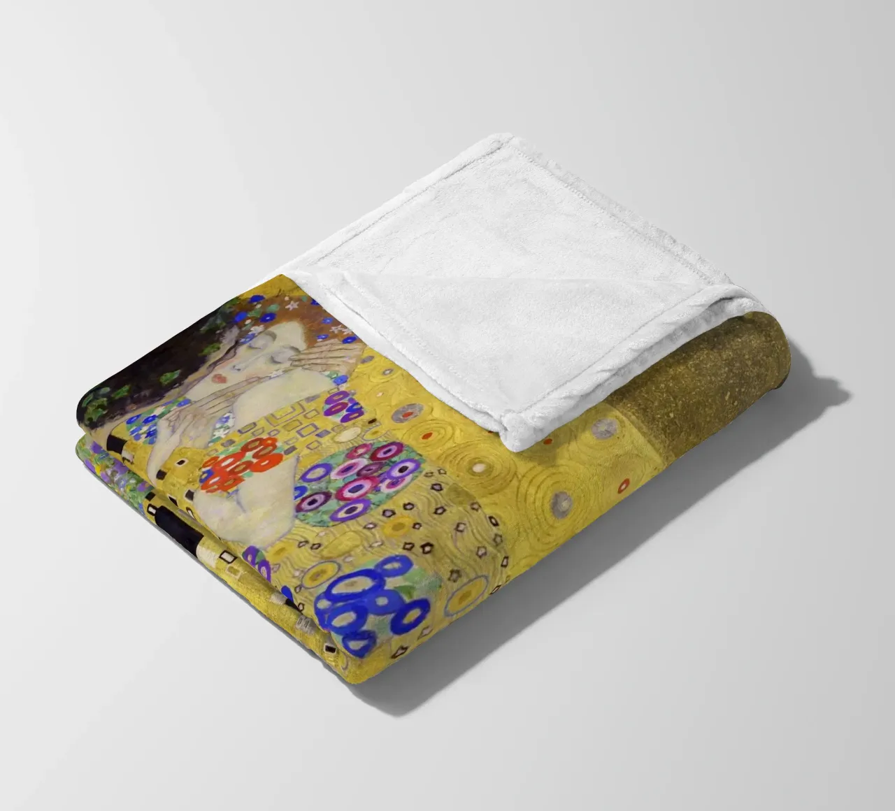 Il bacio (1907-1908) di Gustav Klimt coperta in pile da Gustav Klimt ART Prints