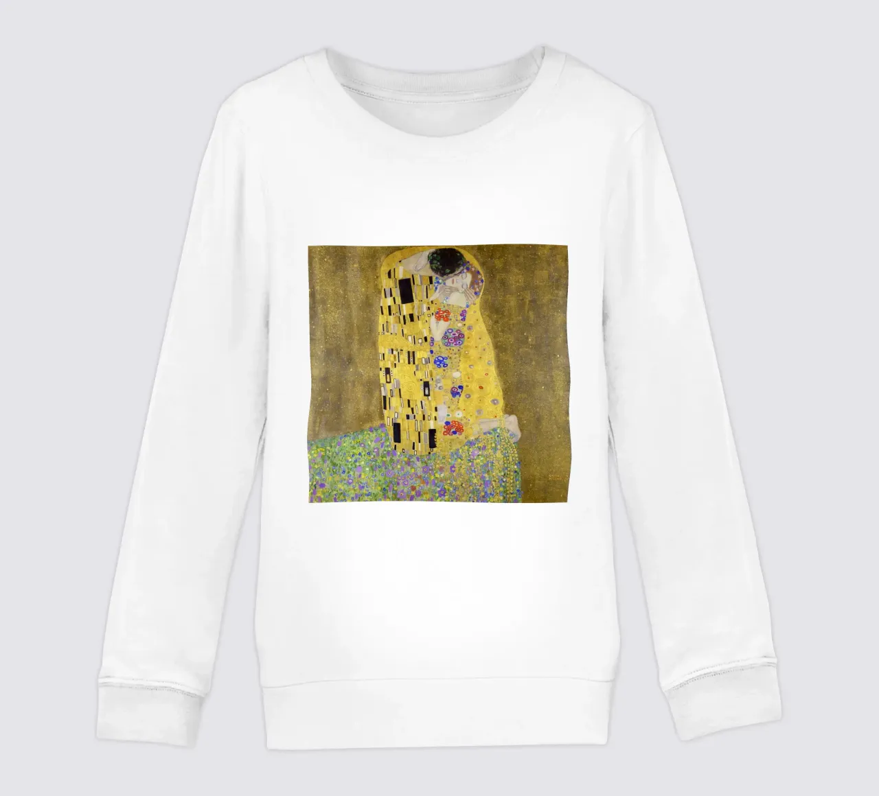 Il bacio (1907-1908) di Gustav Klimt felpa bambino da Gustav Klimt ART Prints