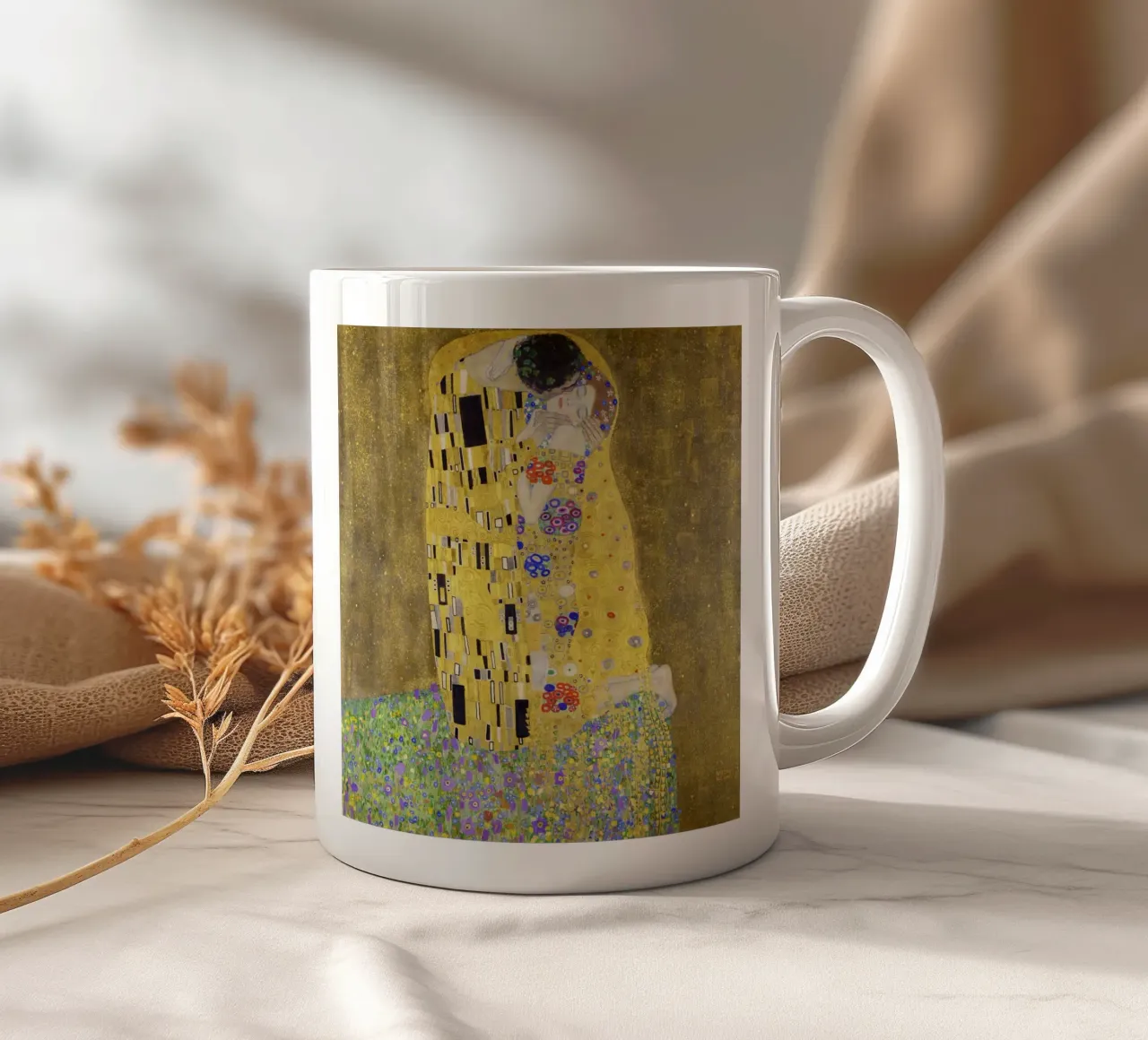 Il bacio (1907-1908) di Gustav Klimt tazza in ceramica da Gustav Klimt ART Prints