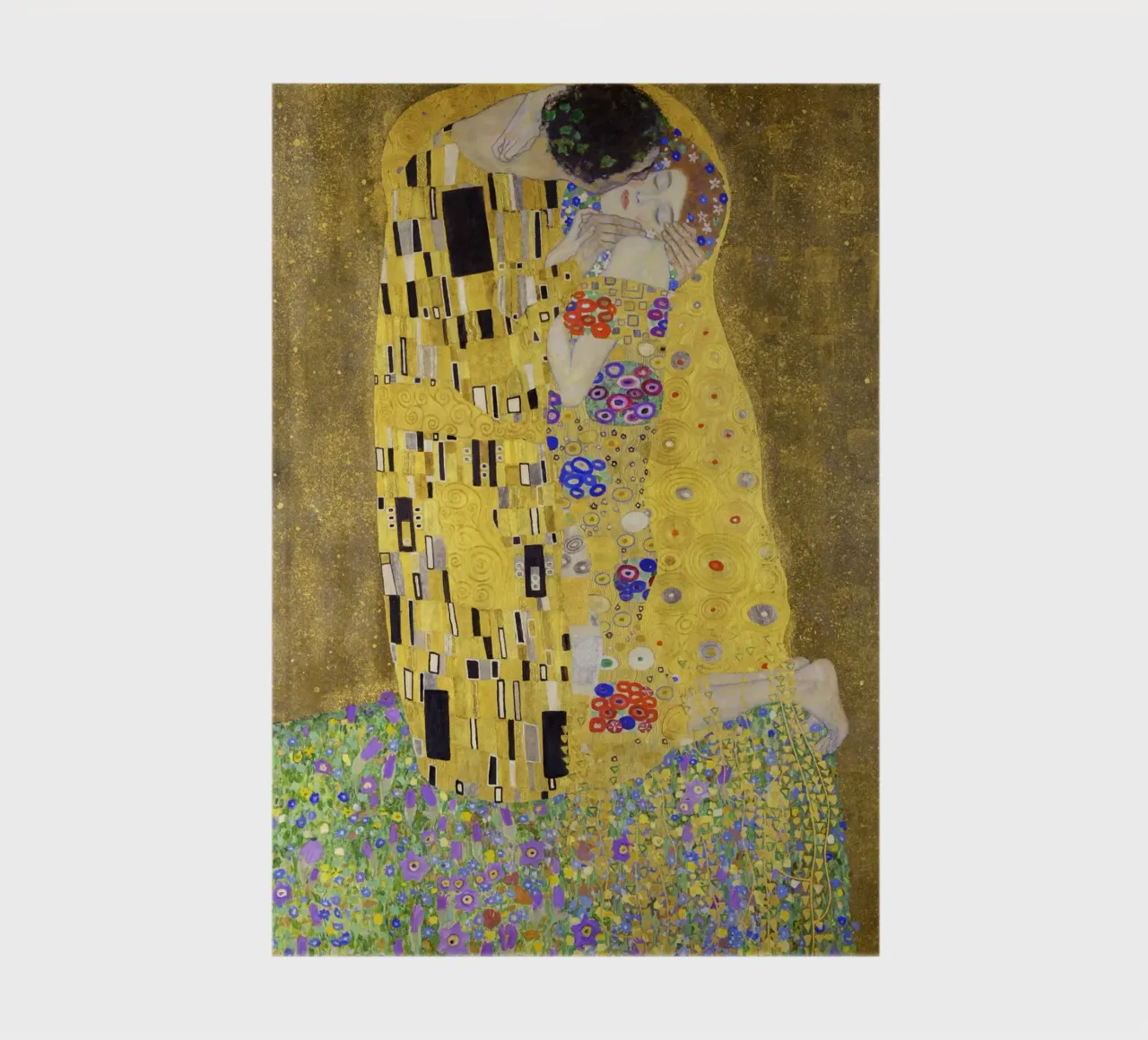 The Kiss (1907-1908) by Gustav Klimt notebook by Gustav Klimt ART Prints
