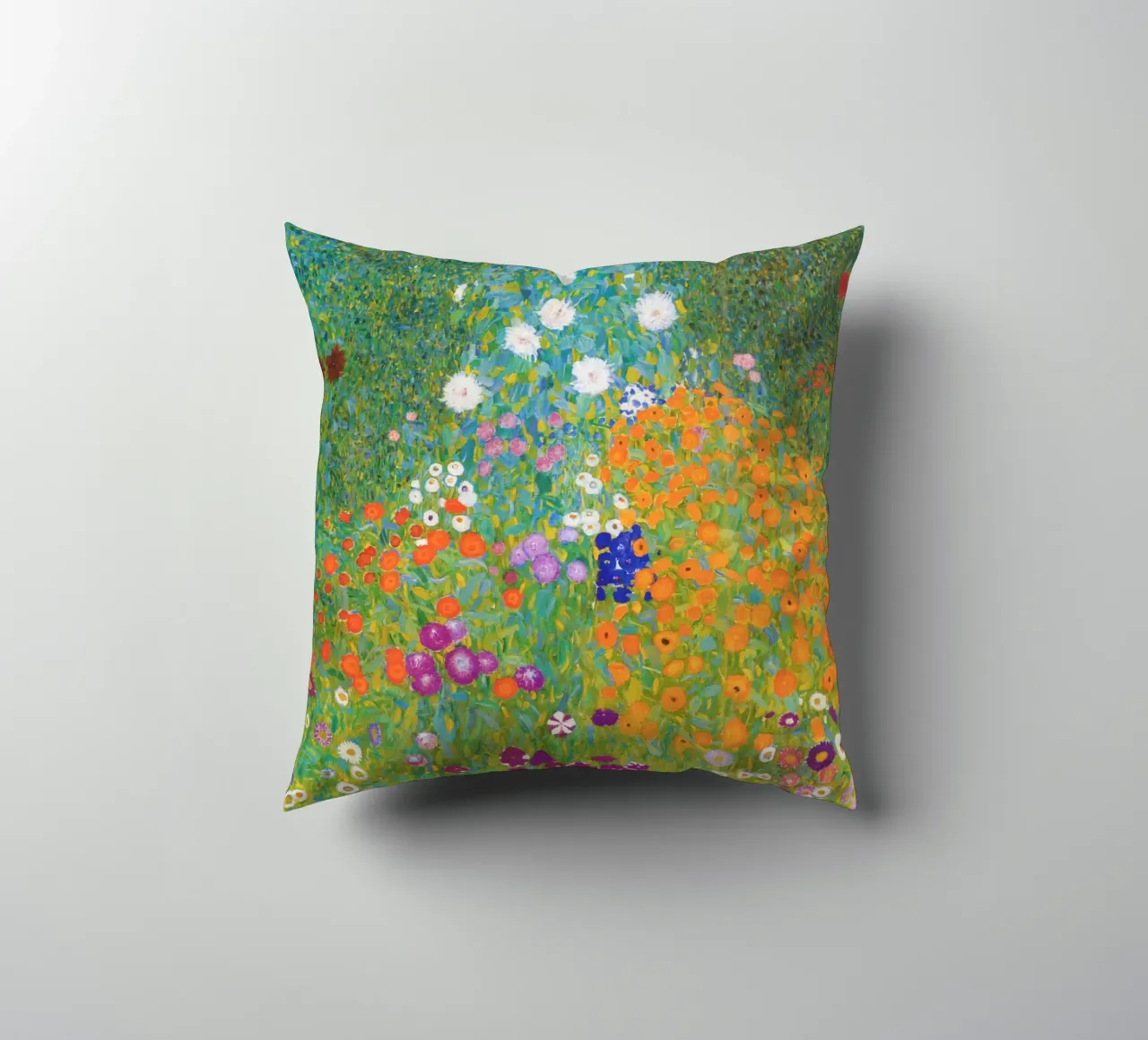 Bauerngarten (giardino fiorito), dipinto da Gustav Klimt nel 1907 cuscino da Gustav Klimt ART Prints