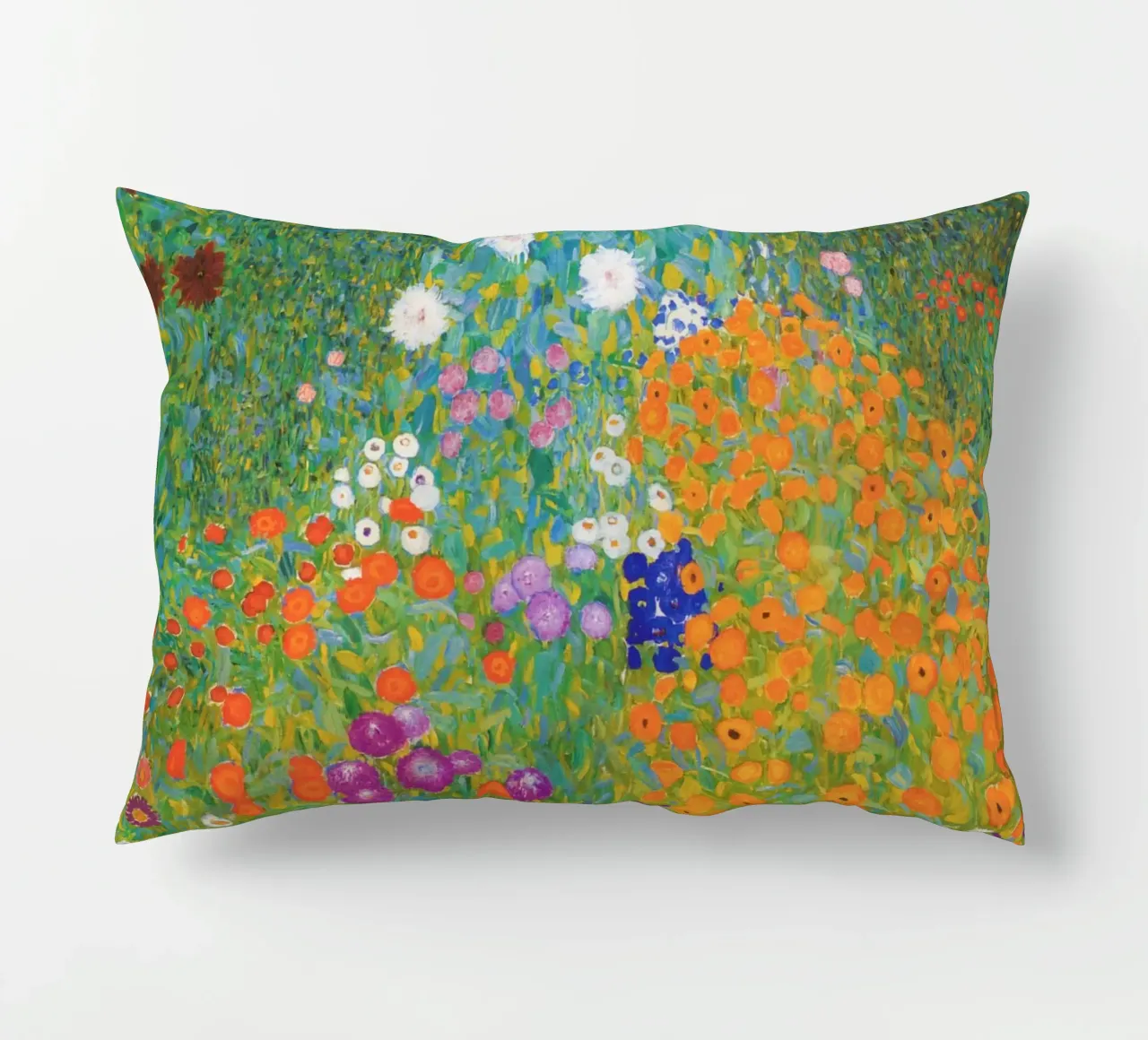 Bauerngarten (giardino fiorito), dipinto da Gustav Klimt nel 1907 cuscino da Gustav Klimt ART Prints