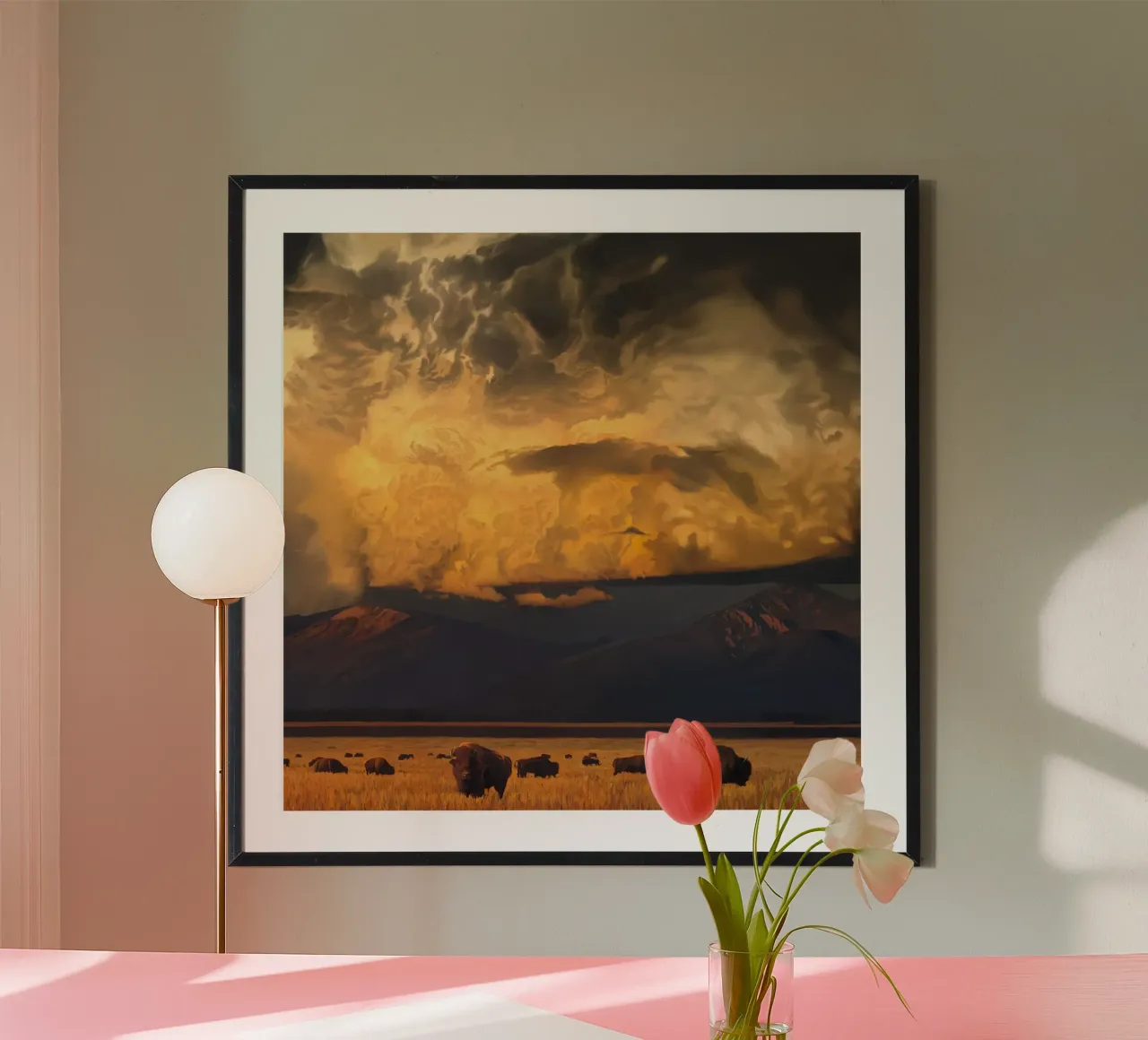 La profezia poster con telaio in plastica da Riggle Glenda