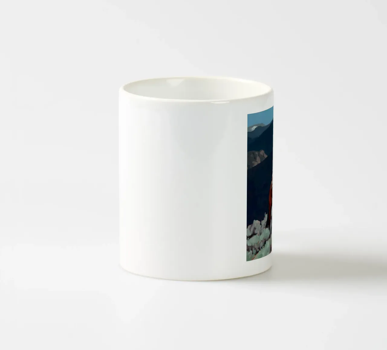 Primavera in Wyoming tazza in ceramica da Riggle Glenda