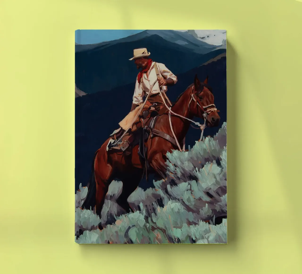 Springtime in Wyoming notebook by Riggle Glenda