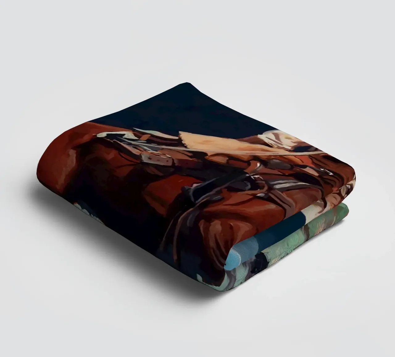 Springtime in Wyoming towel by Riggle Glenda