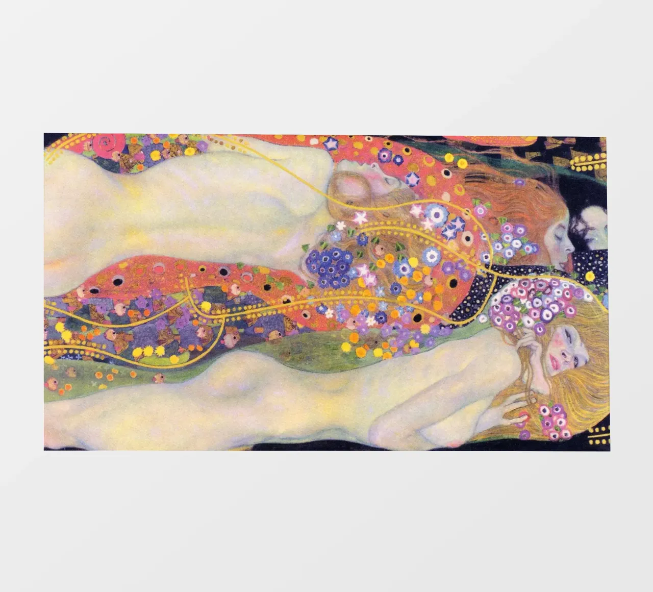 Serpenti d'acqua II (1907) di Gustav Klimt pellicola backlit da Art History