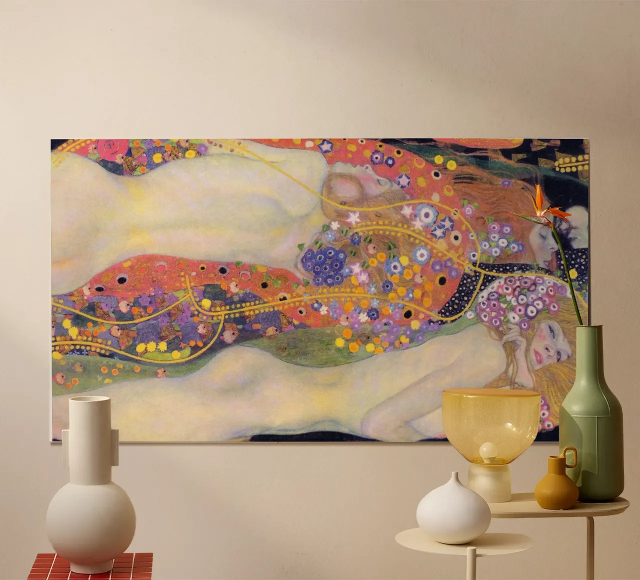 Serpenti d'acqua II (1907) di Gustav Klimt carta hahnemühle da Art History