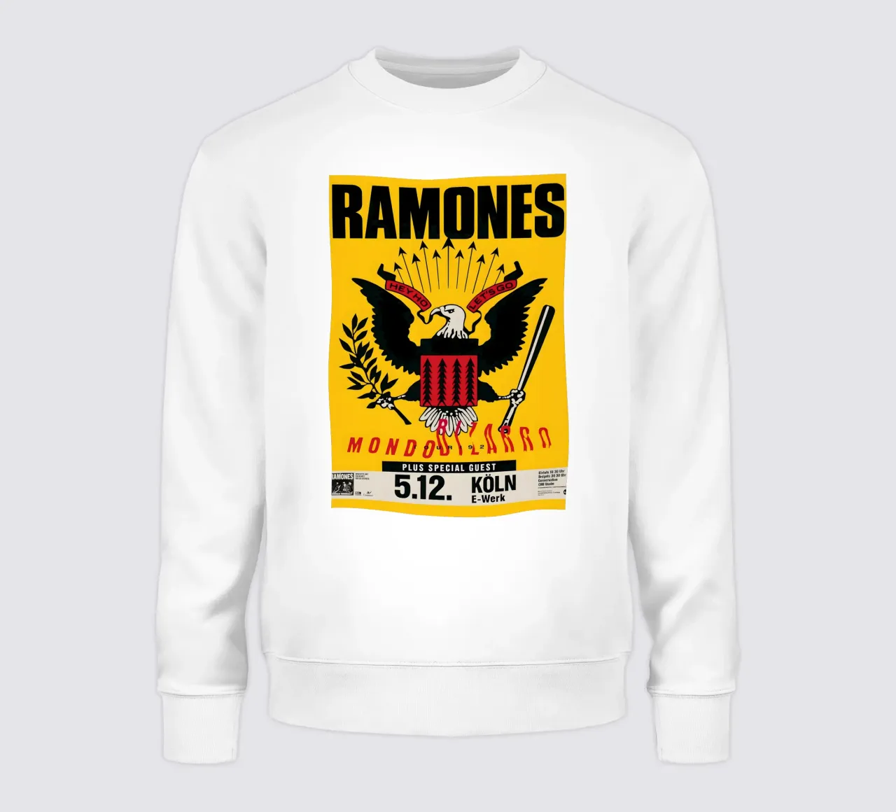 The Ramones Signed 1992 German Concert sweatshirt by DGUnder