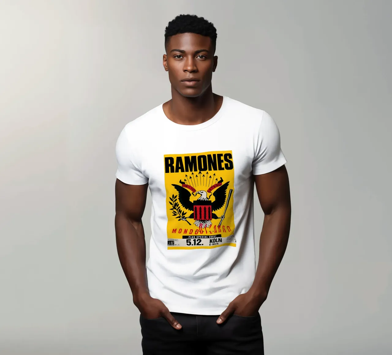 The Ramones Signed 1992 German Concert t-shirt by DGUnder