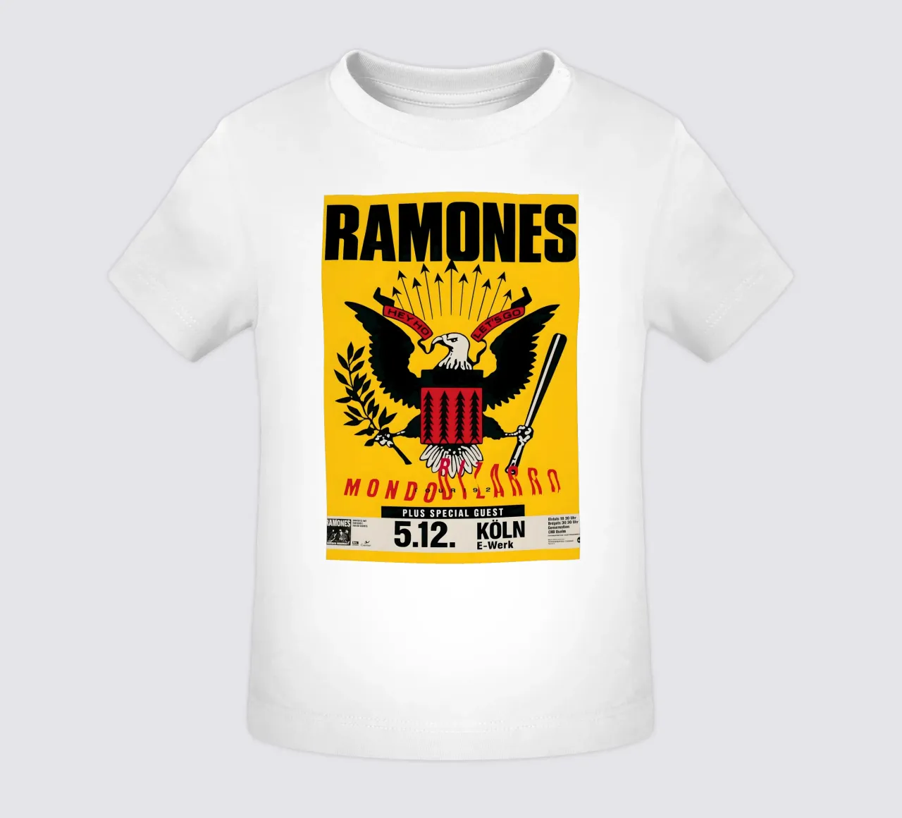 The Ramones Signed 1992 German Concert baby t-shirt by DGUnder