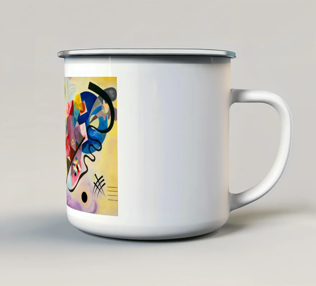 Giallo-Rosso-Blu (Giallo-Rosso-Blu, 1925) tazza in smalto da Art History
