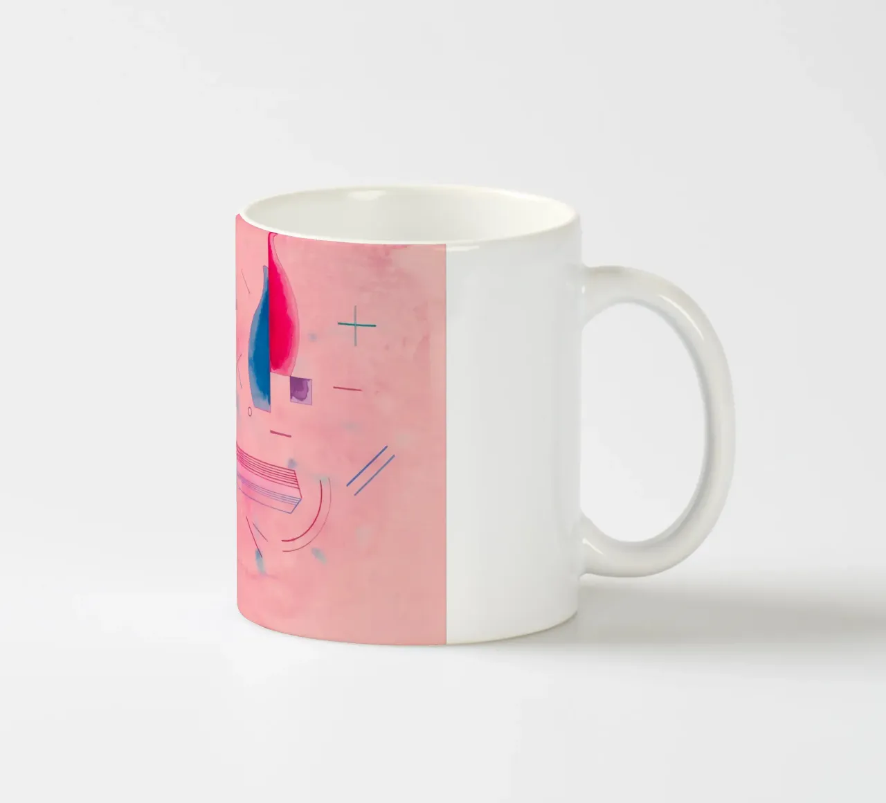 Bastoni in mano (Sticks / The Rose) di Wassily Kandinsky tazza in ceramica da Art History
