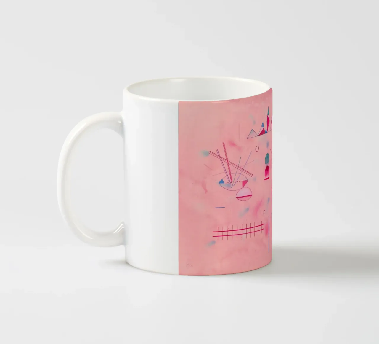 Bastoni in mano (Sticks / The Rose) di Wassily Kandinsky tazza in ceramica da Art History