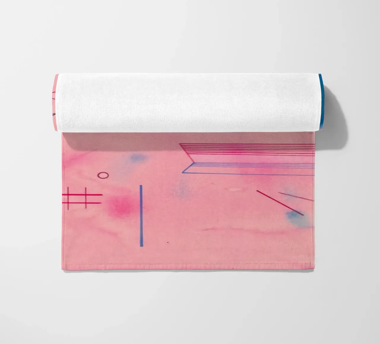 Bastoni in mano (Sticks / The Rose) di Wassily Kandinsky telo mare da Art History