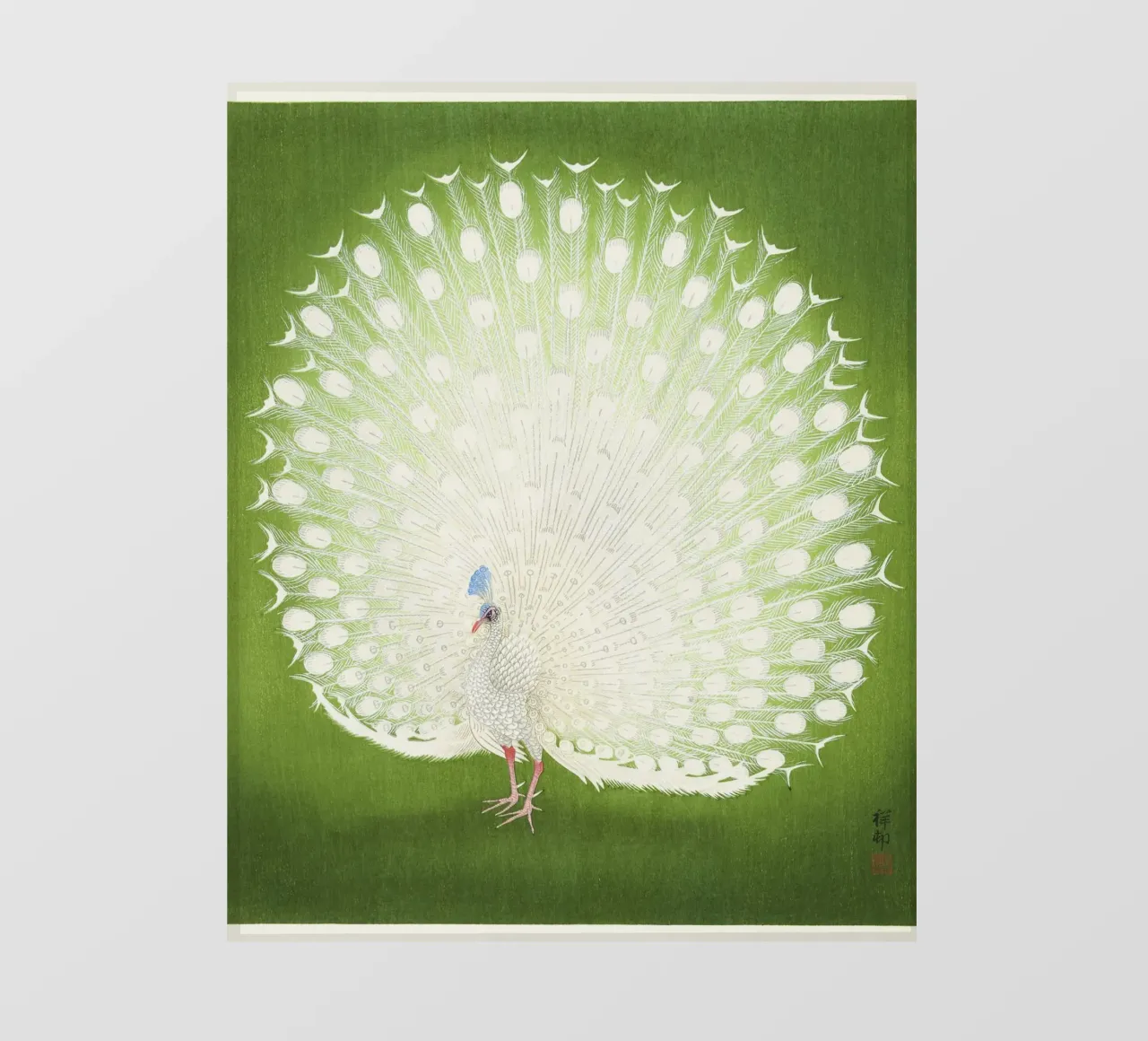 Pavone (1925-1936) di Ohara Koson telo in pvc da Art History