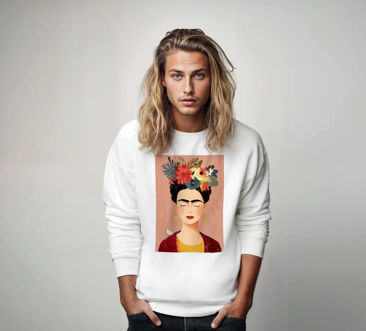 Frida y las Flores felpa da Clara August