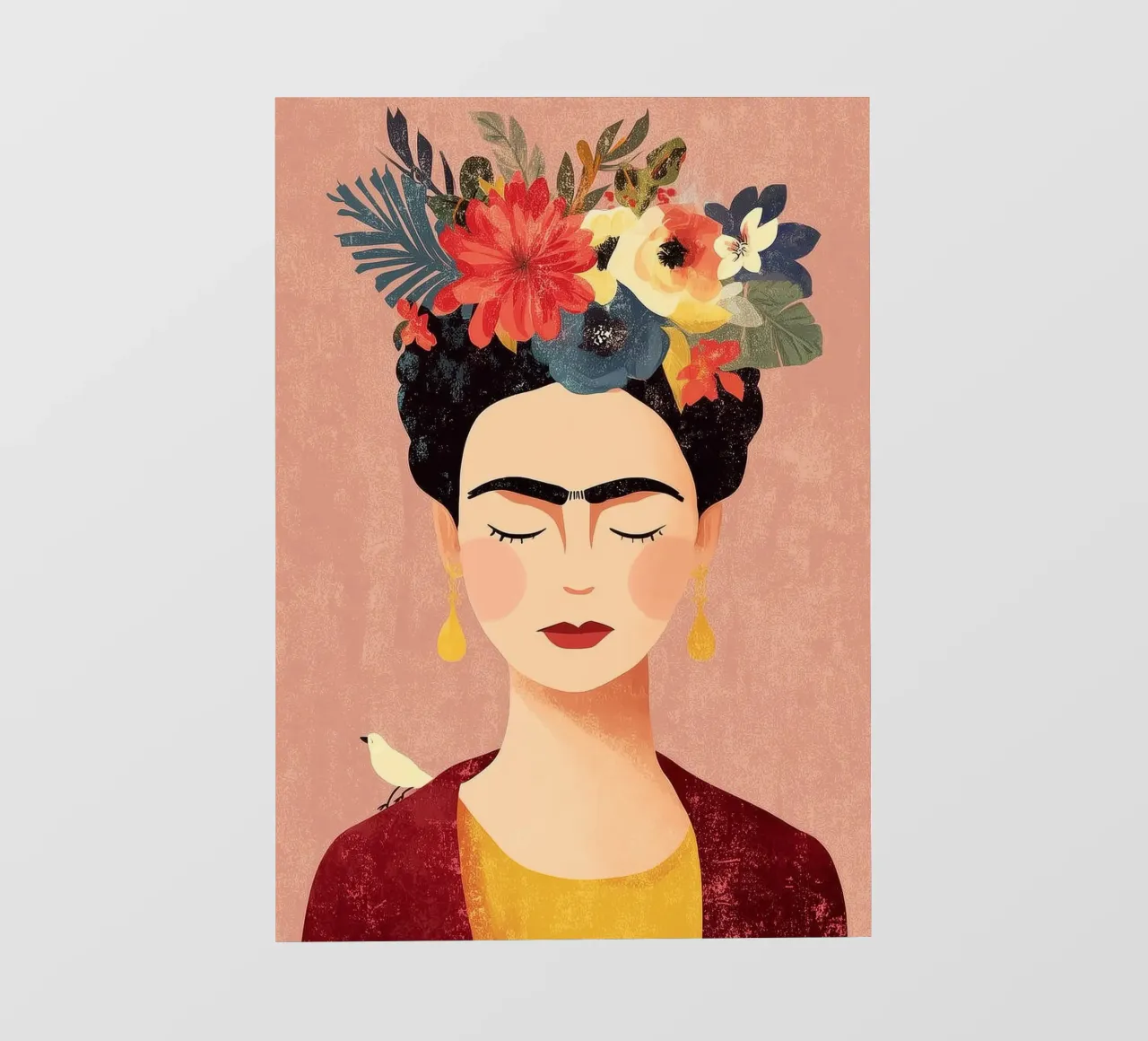 Frida y las Flores pellicola backlit da Clara August