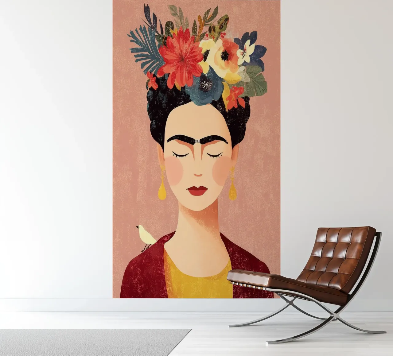 Frida y las Flores photo wallpaper by Clara August