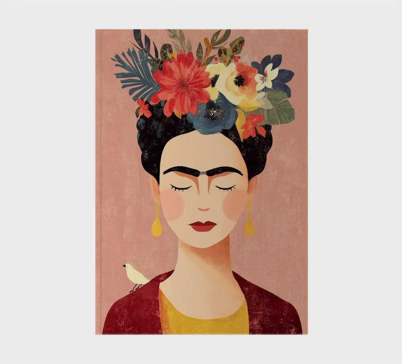 Frida y las Flores notebook by Clara August