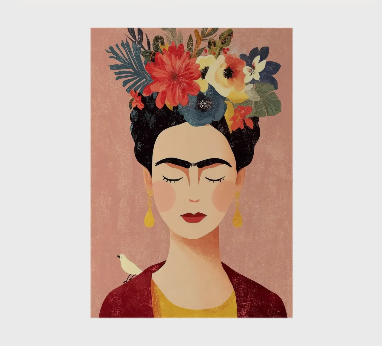 Frida y las Flores notebook by Clara August