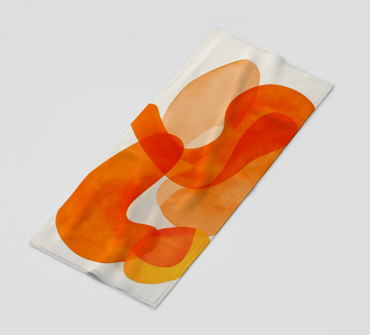 Abstract Orange Flow II telo mare da Clara August