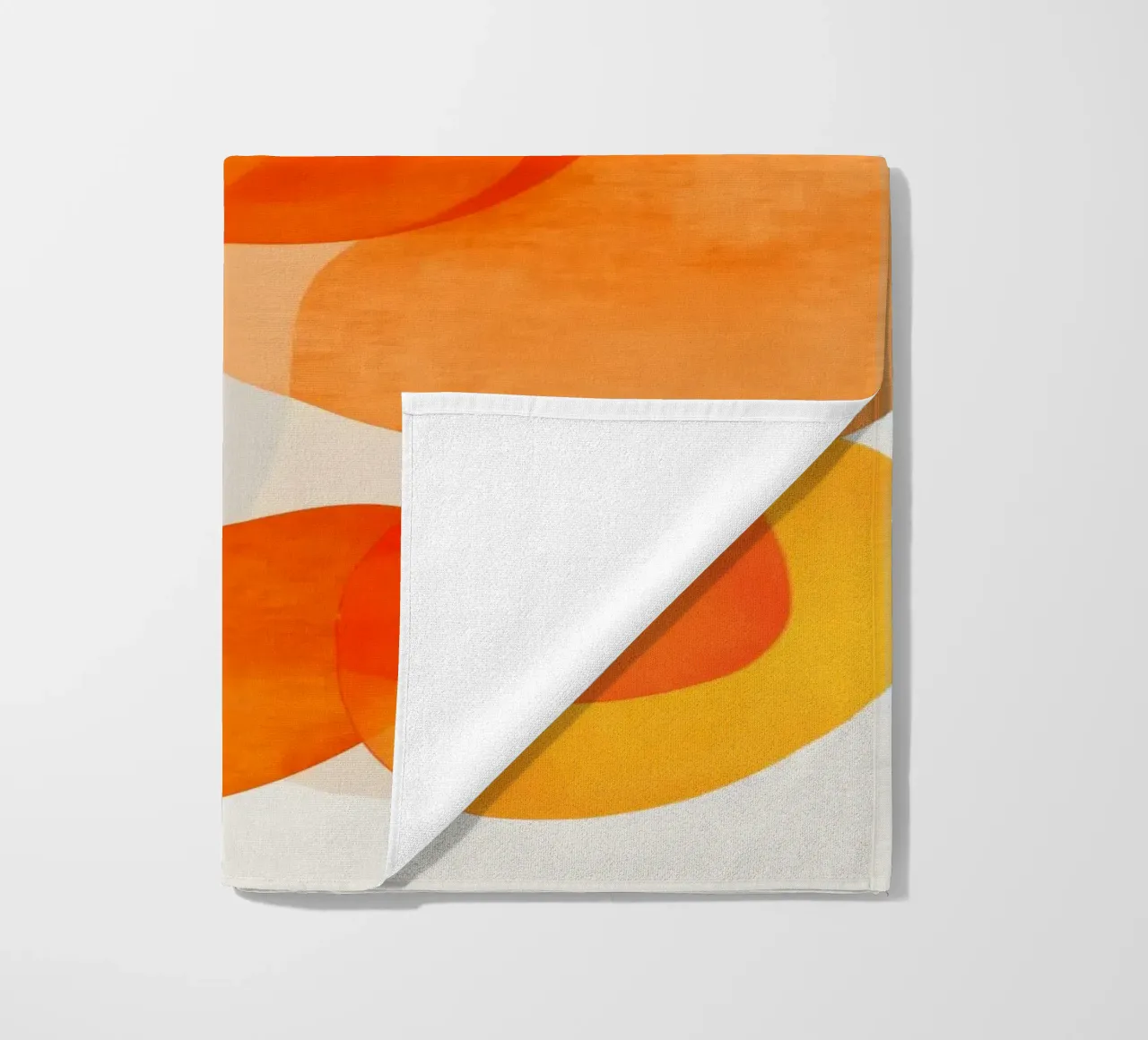 Abstract Orange Flow II telo mare da Clara August