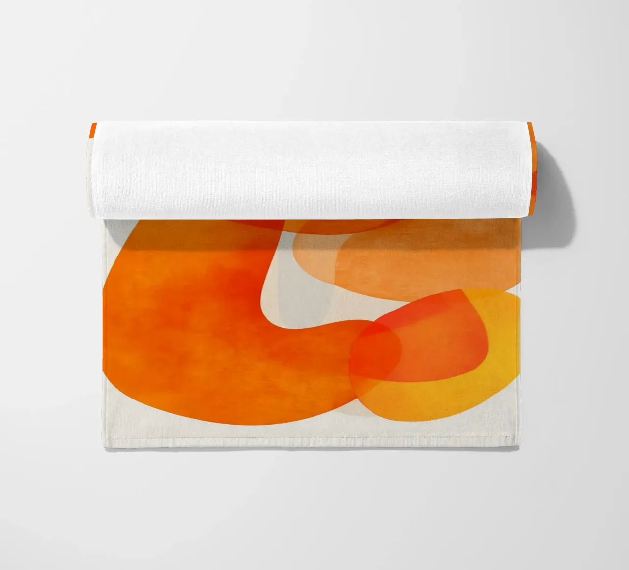 Abstract Orange Flow II telo mare da Clara August