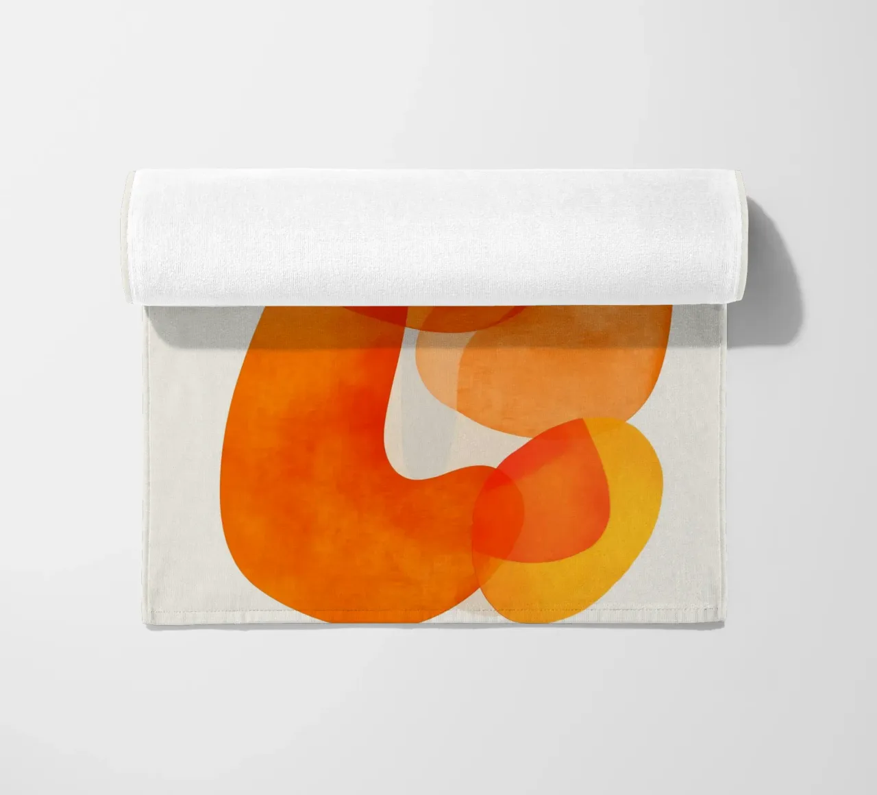 Abstract Orange Flow II telo mare da Clara August