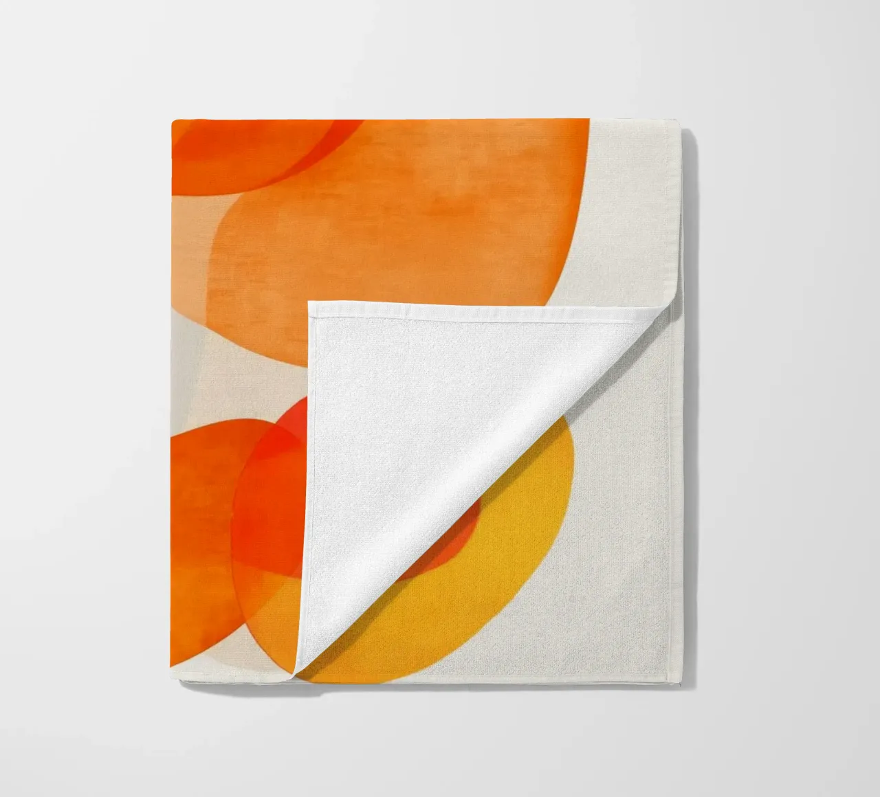 Abstract Orange Flow II telo mare da Clara August