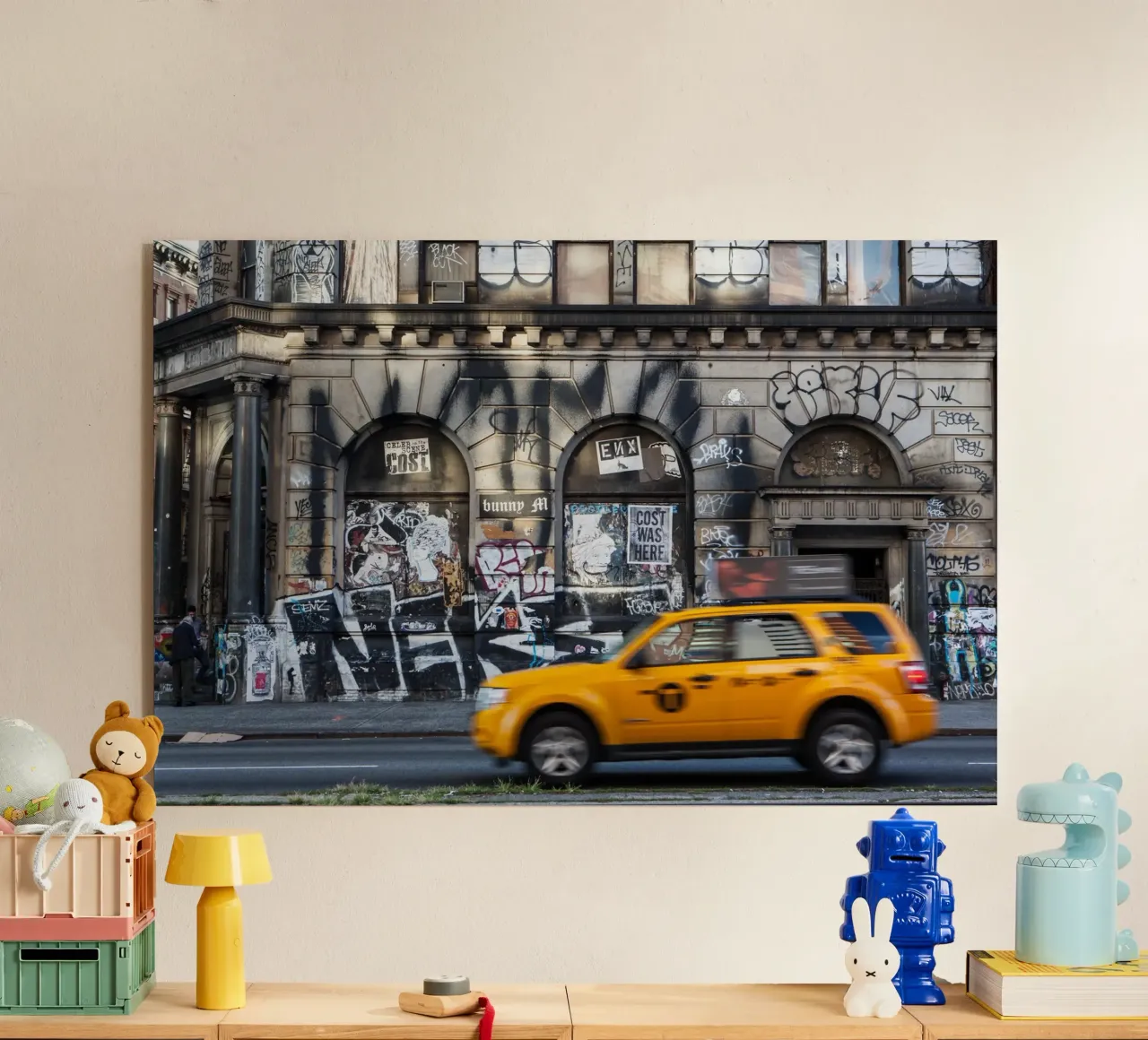 Strati di strada, New York plexiglass da Wanderlust Vibes