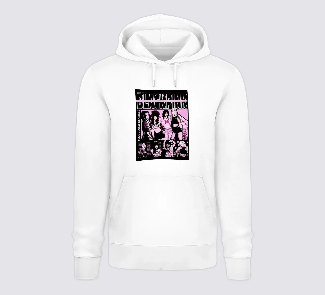 Blackpink 5 felpa con cappuccio da music soul