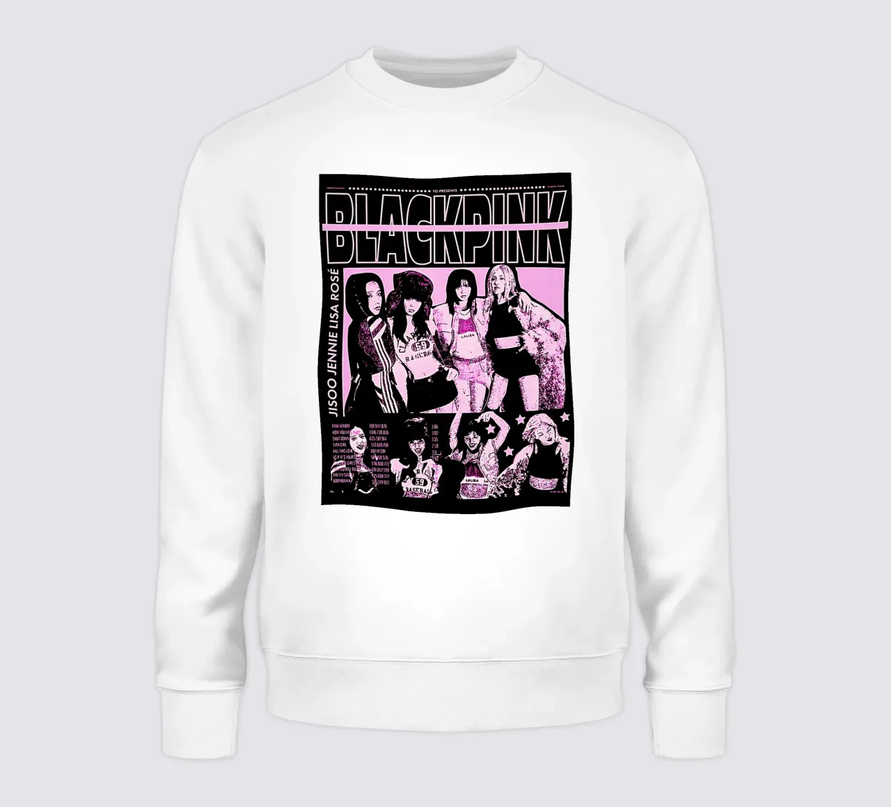 Blackpink 5 felpa da music soul