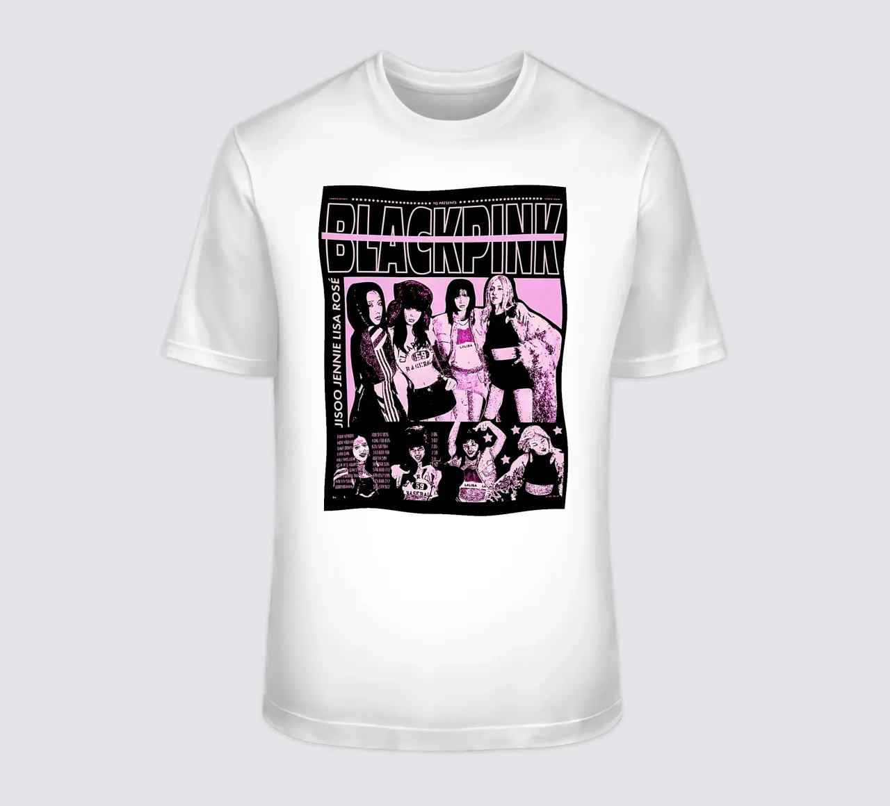 Blackpink 5 t-shirt da music soul