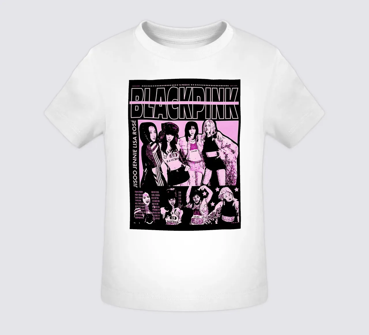 Blackpink 5 baby t-shirt by music soul