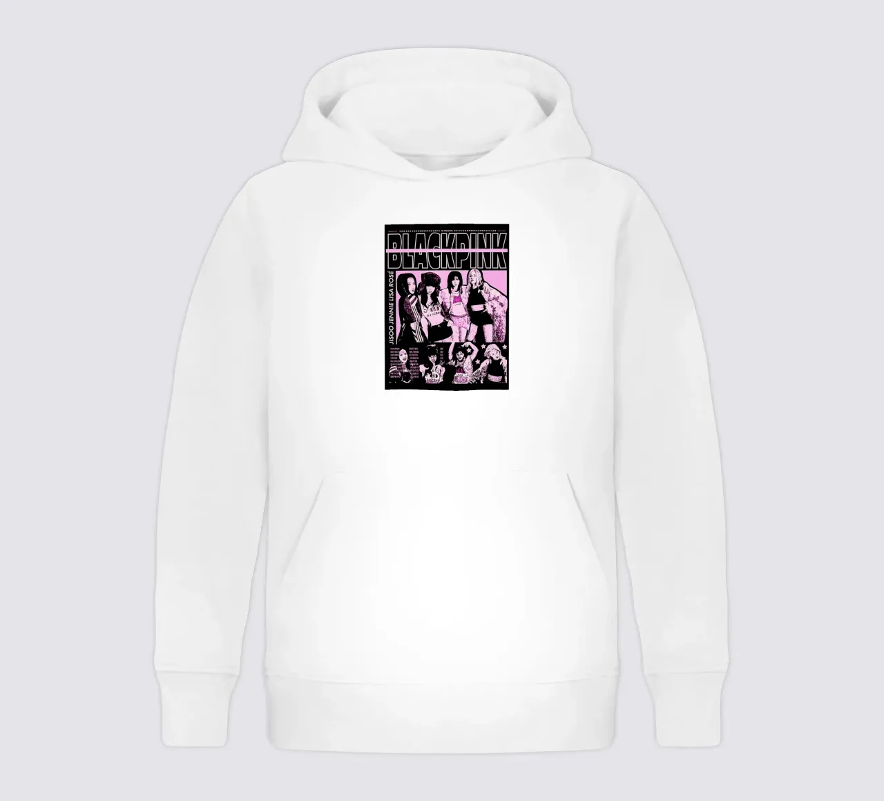 Blackpink 5 felpa bambino con cappuccio da music soul