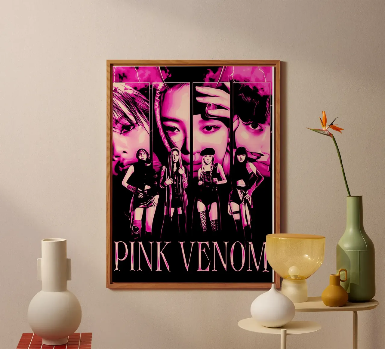 Blackpink 4 alu-dibond by music soul