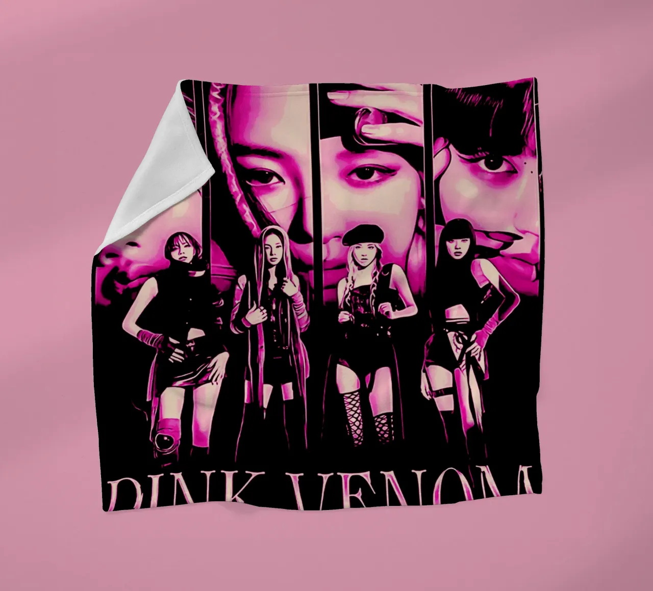 Blackpink 4 coperta in pile da music soul