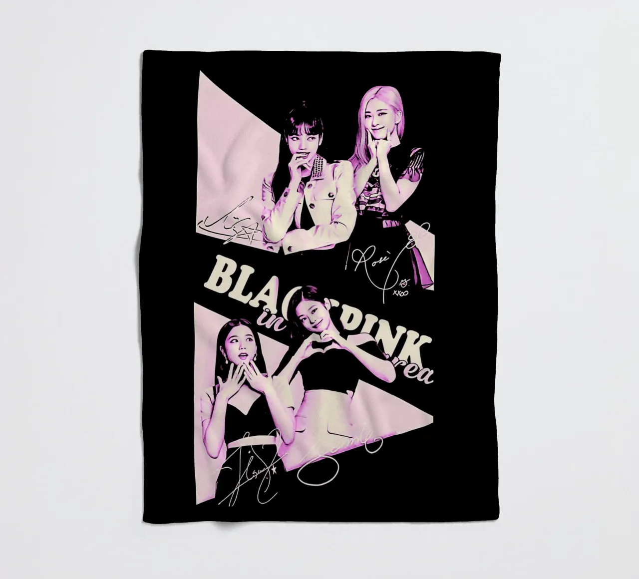 Blackpink 3 coperta in pile da music soul